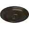 Ekena Millwork Traditional Ceiling Medallion (Fits Canopies up to 2 3/4"), Hand-Painted Stone Hearth, 12"OD x 1"P CM12TRSHF - alternate 2